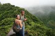 Tourists’ photo by the rainforests